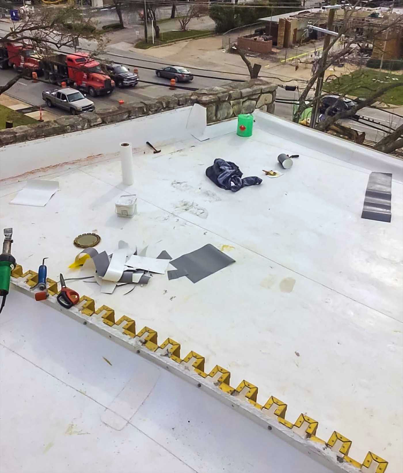 Flat roof systems