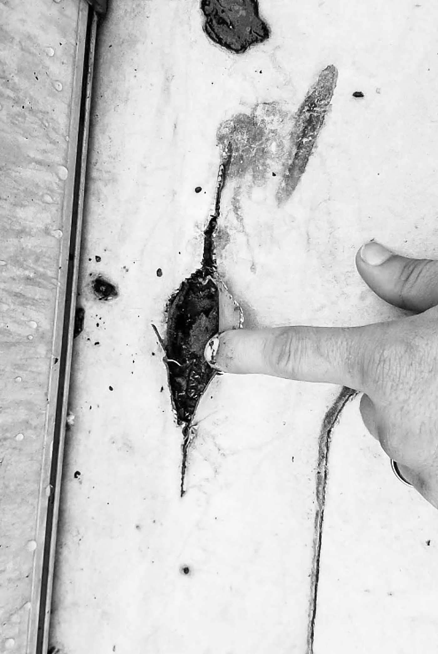 Spotting hail damage